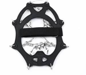 26 Stainless Steel Spikes crampons for Hiking Boots Men and Women Not Slipping on The ice Surface Stainless Steel Anti Slip ice Claws Cold Resistance -45