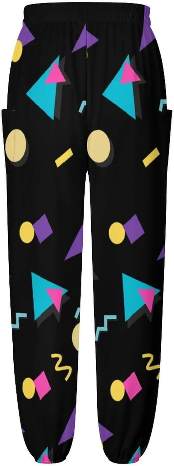 80s 90s Style Yoga Bloomers Womens Hippie Harem Pant Elephant Pants Elastic Gym Leggings Loose Casual Sweatpants