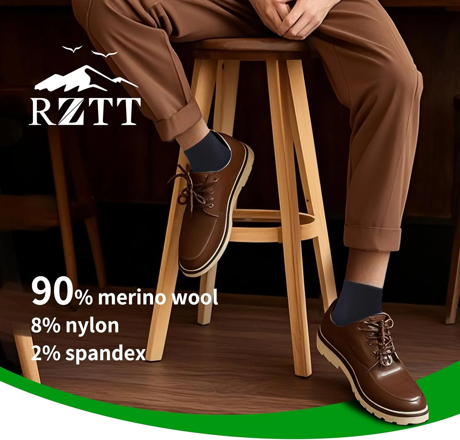 90% Merino Wool Socks for Men Athletic Ankle Socks for Women with Arch Support Breathable Soft Wool Ankle Socks,3 Pairs
