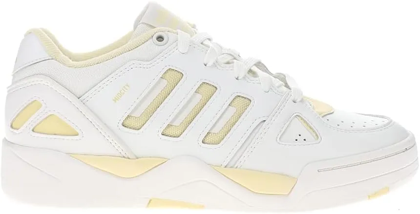 adidas Womens Midcity Low Lace Up Sneakers Shoes Casual - White - Size 7.5 M