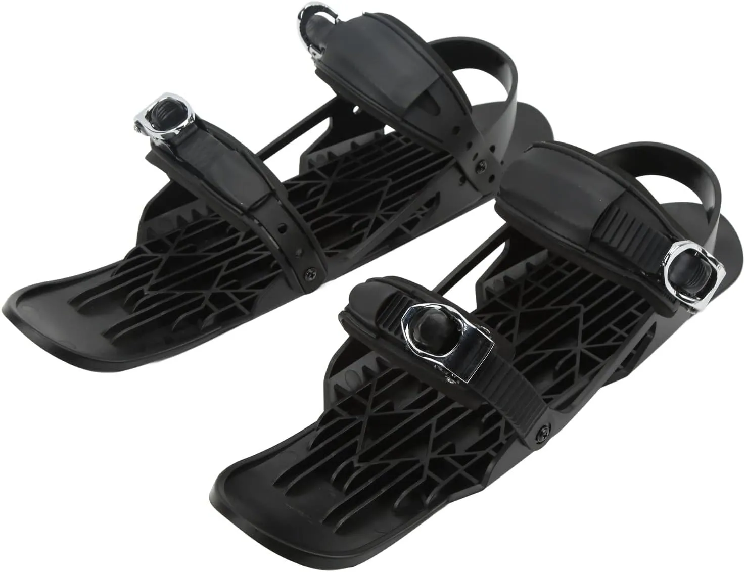 Adjustable Binding Mini Ski Shoes for Forest Trails, Ice Hockey, Skating with Unique Skiing Experience. Great Winter Outdoor Sports