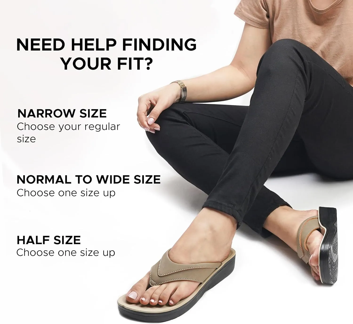 AEROTHOTIC Arch Support Flip Flops for Women Comfortable Cushioned Memory Foam Lined Footbed Outdoor Indoor Dressy Beach Walking Thong Soft Padded Strappy Sandals