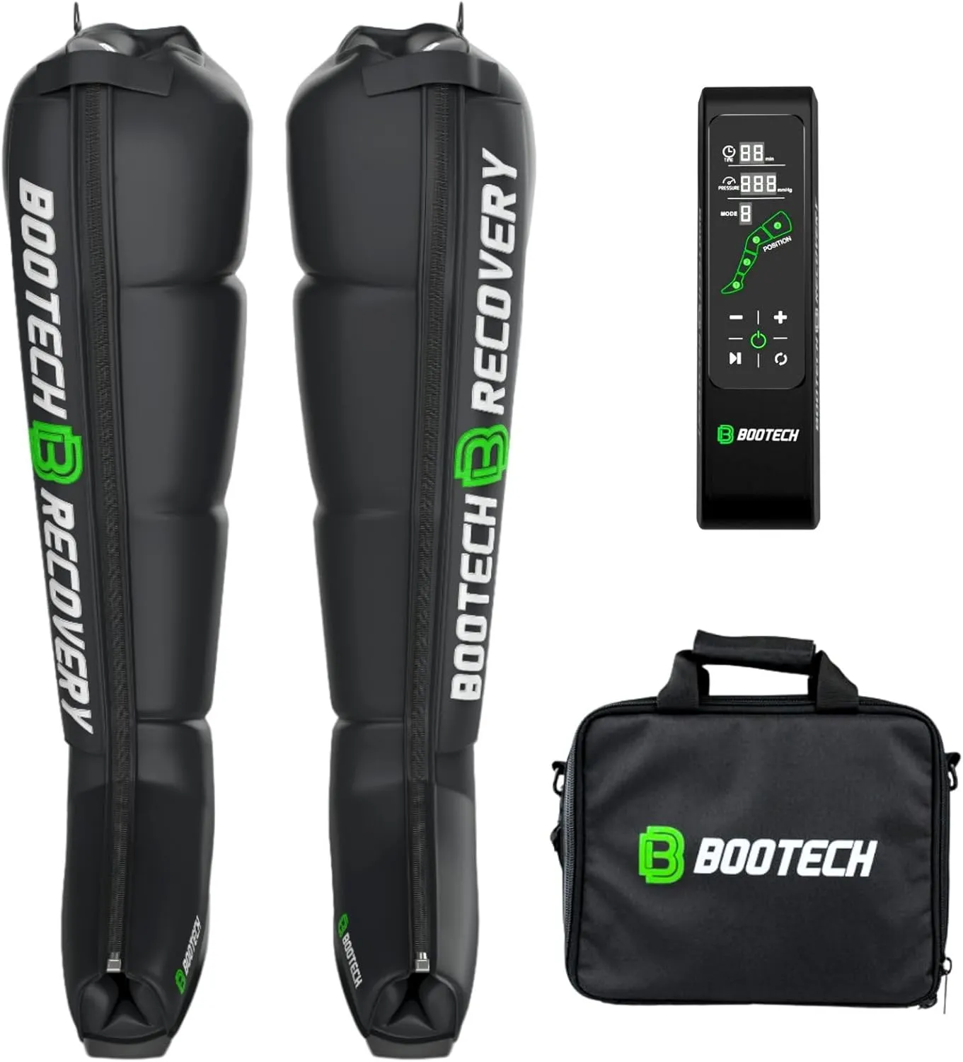 Air Compression Leg Massager for Circulation, Recovery Boots with Touch Screen & Selective Zone Deactivation,Pain Relief & Fast Recovery for Athletes 200mmHg 36 Levels(M)
