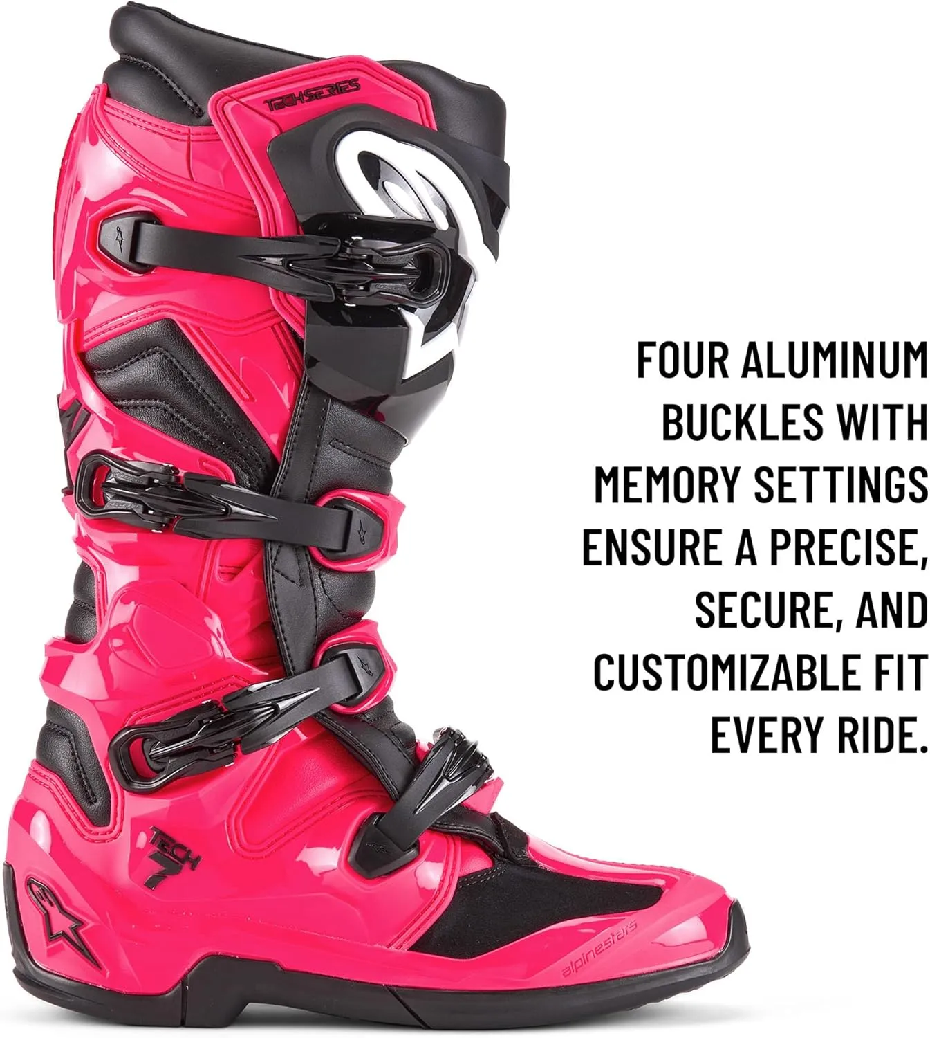 Alpinestars Tech 7 Boots, High-Performance Motocross Boots, CE Certified