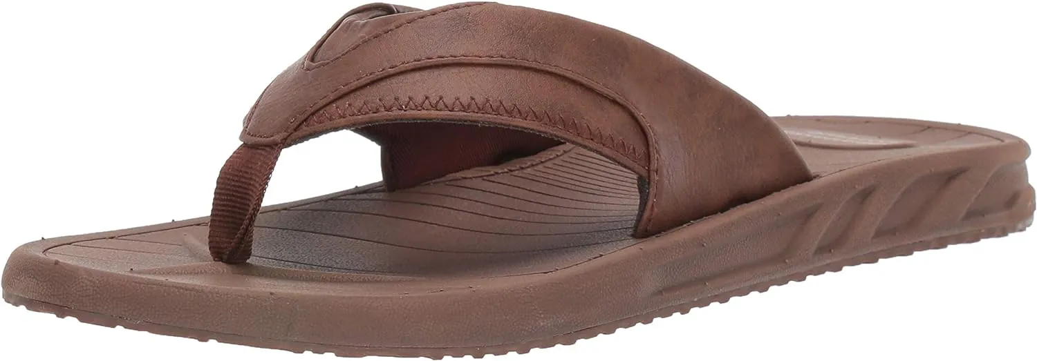 Amazon Essentials Men's Slip-on Flip Flop Comfort Sandals, Casual
