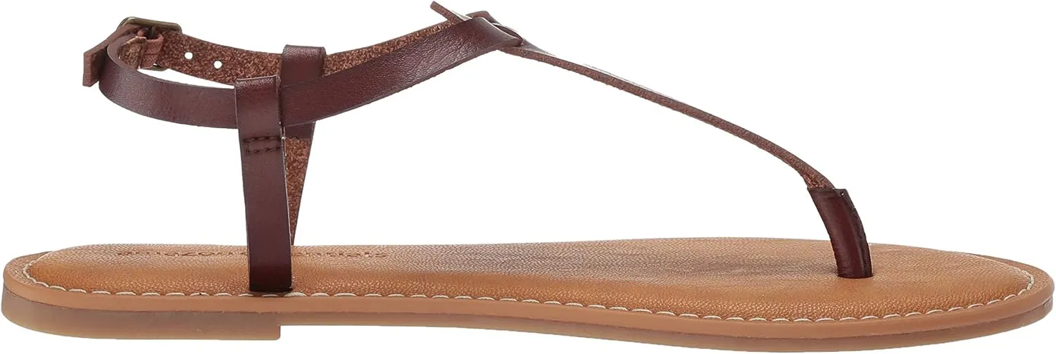Amazon Essentials Women's Casual Thong Sandal with Ankle Strap