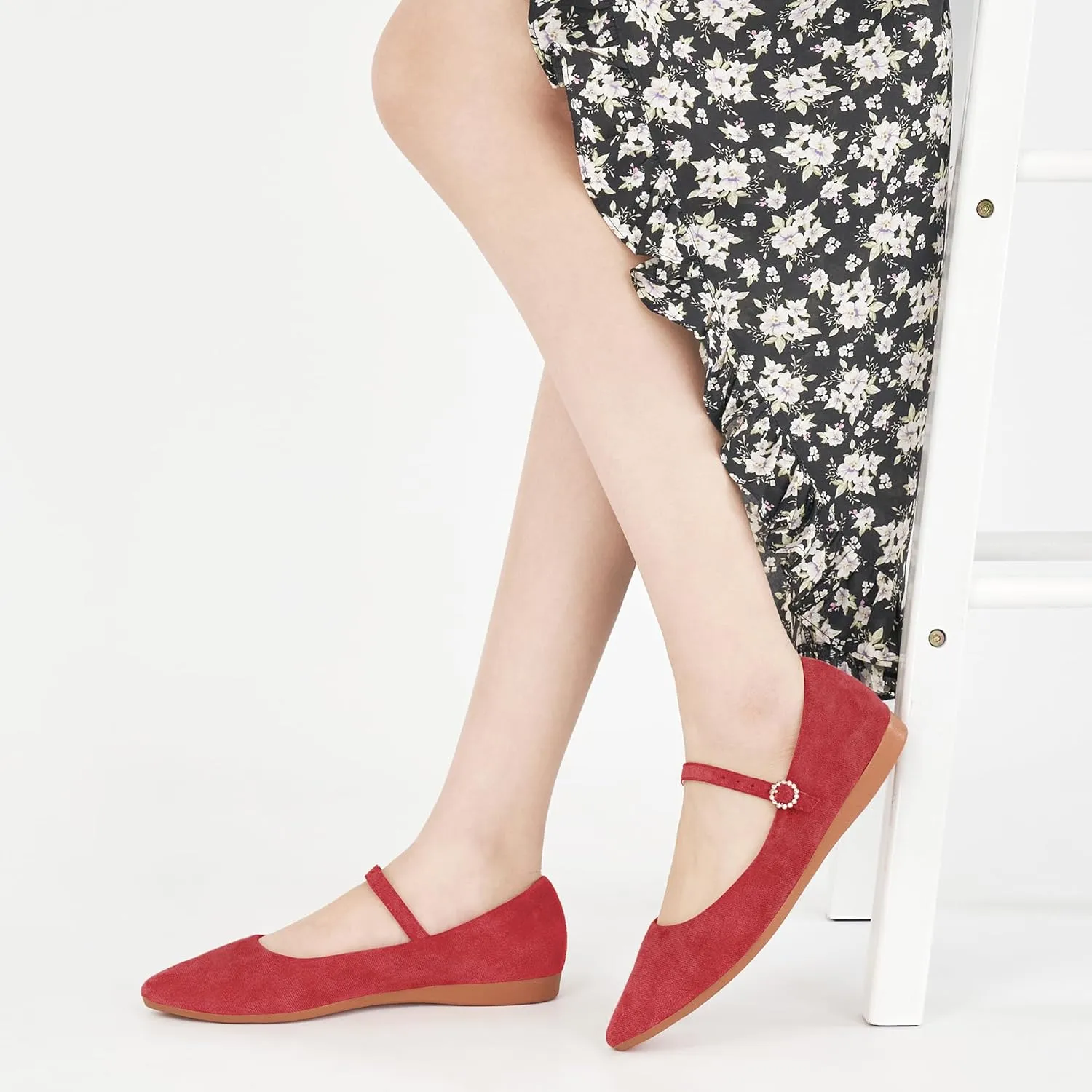 Aomigoct Ballet Flats Shoes for Women: Dressy Comfortable Wedding Flat - Ladies Dress Casual Walking Shoe