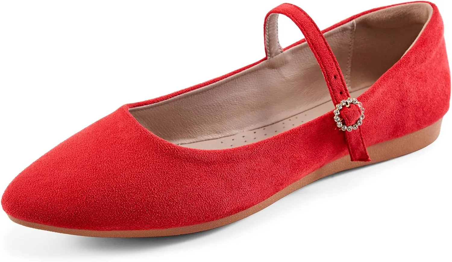 Aomigoct Ballet Flats Shoes for Women: Dressy Comfortable Wedding Flat - Ladies Dress Casual Walking Shoe
