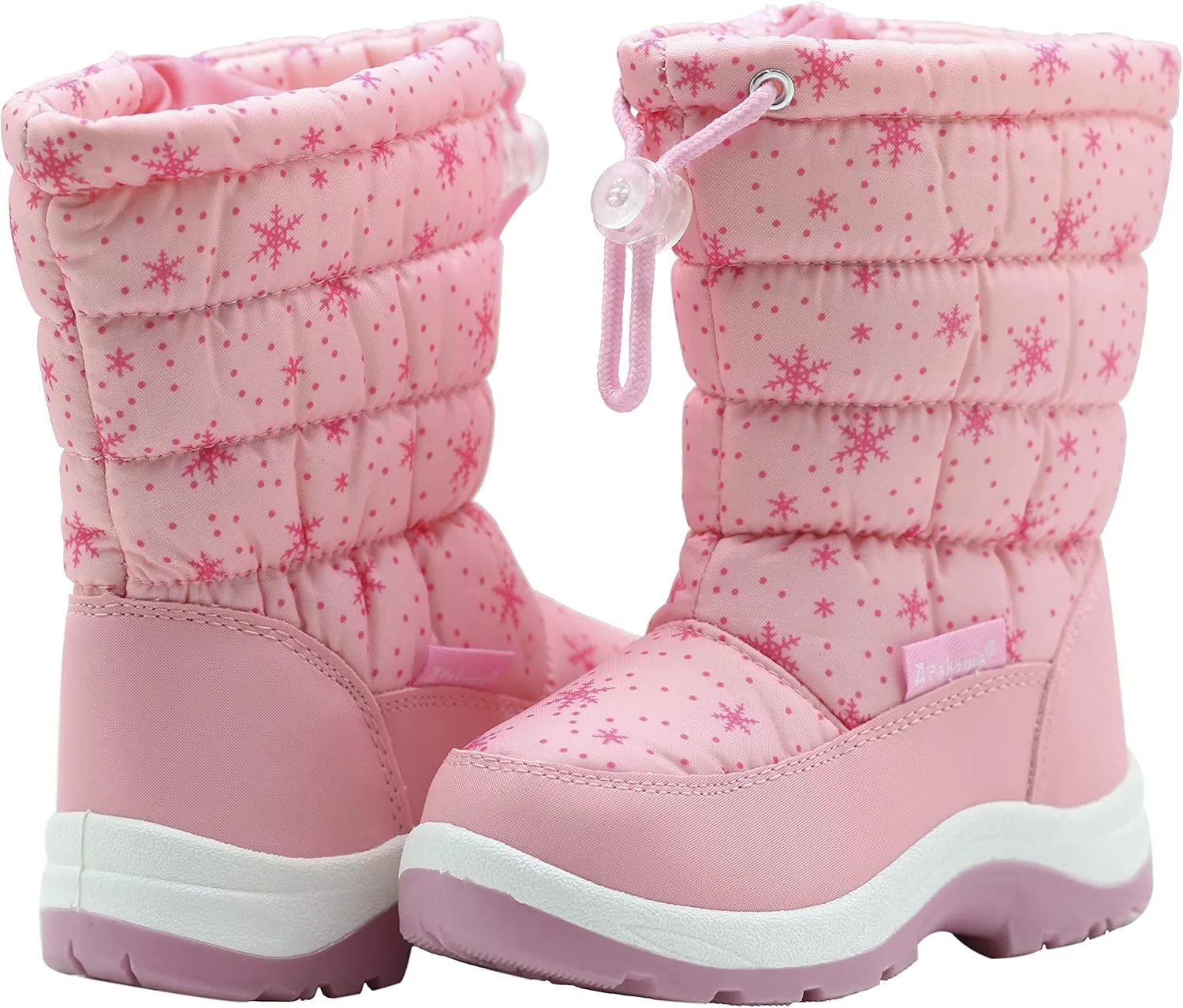 Apakowa Kid's Girls Cold Weather Snow Boots (Toddler/Little Kid)