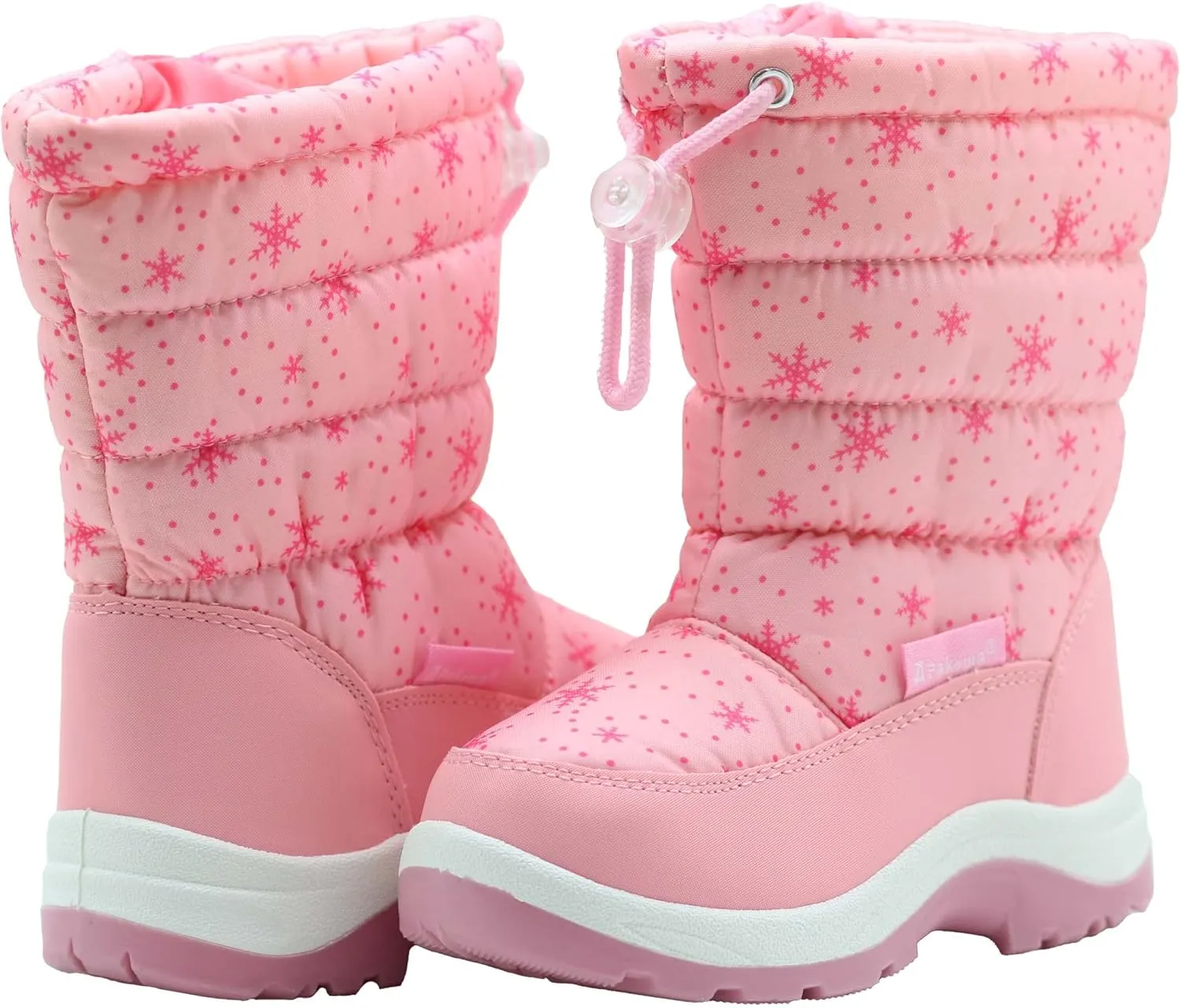 Apakowa Kid's Girls Cold Weather Snow Boots (Toddler/Little Kid)