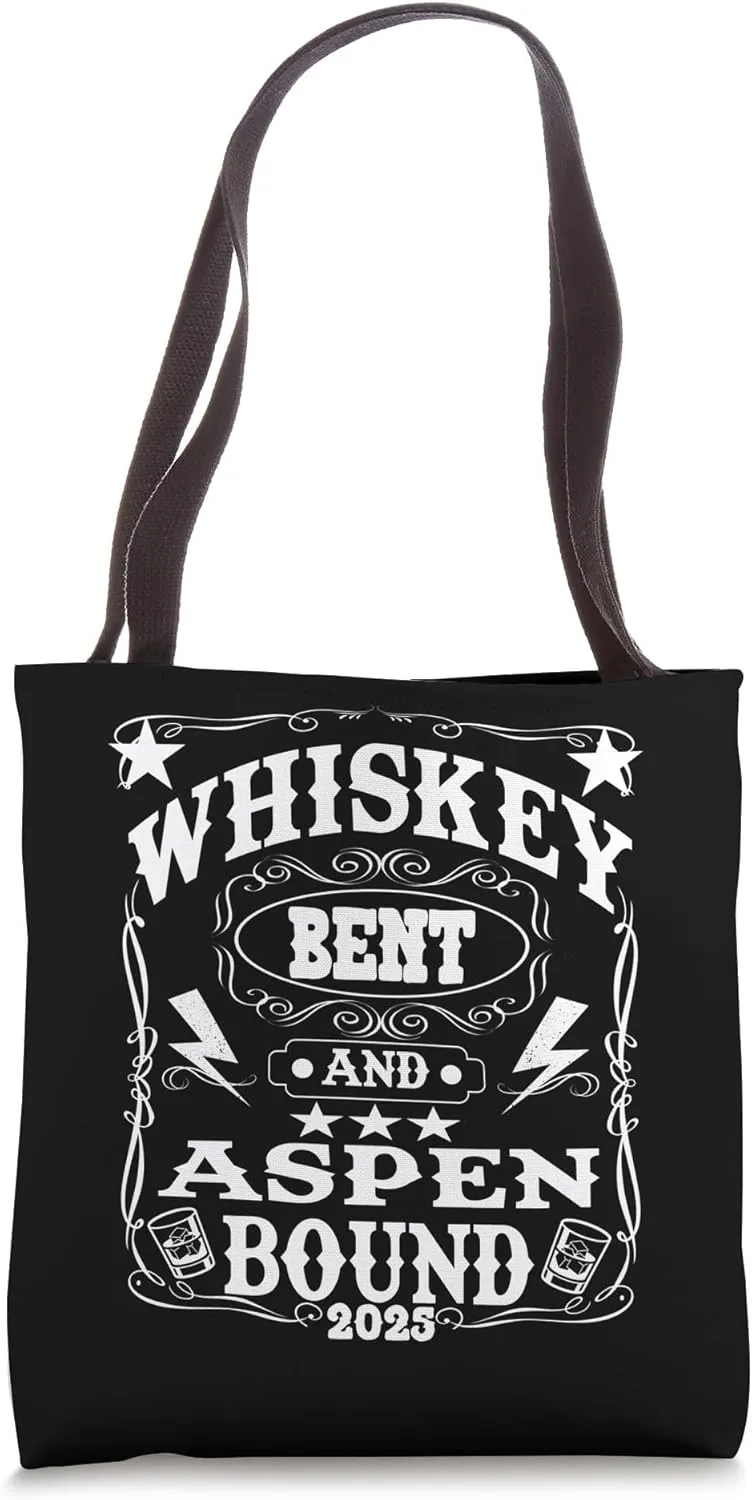 Aspen Whiskey Bent Matching Group Party Tote Bag