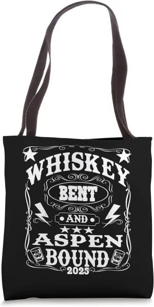 Aspen Whiskey Bent Matching Group Party Tote Bag