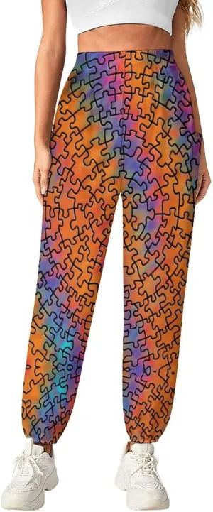 Autism Awareness Yoga Bloomers Womans Hippie Harem Pant Knickerbockers Elastic Gym Leggings Loose Casual Sweatpants