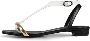 Axellion Flat Sandals For Women Women's Slip On Strappy Sandal Slippers Slingback Walking Sandals Flats
