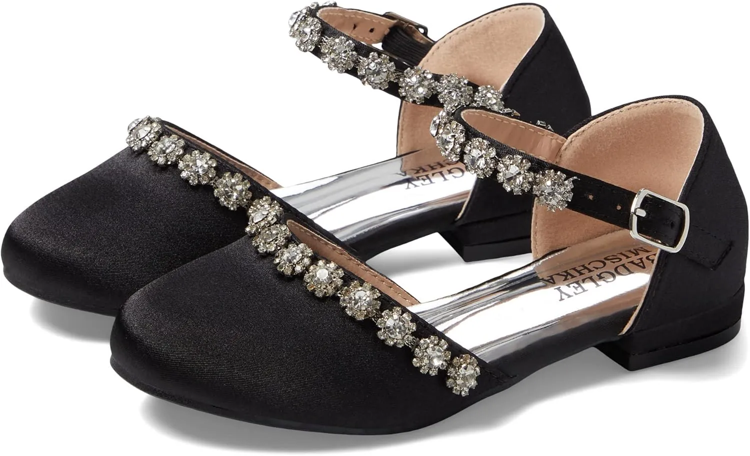 Badgley Mischka Girl's Charlotte Satin (Little Kid/Big Kid)