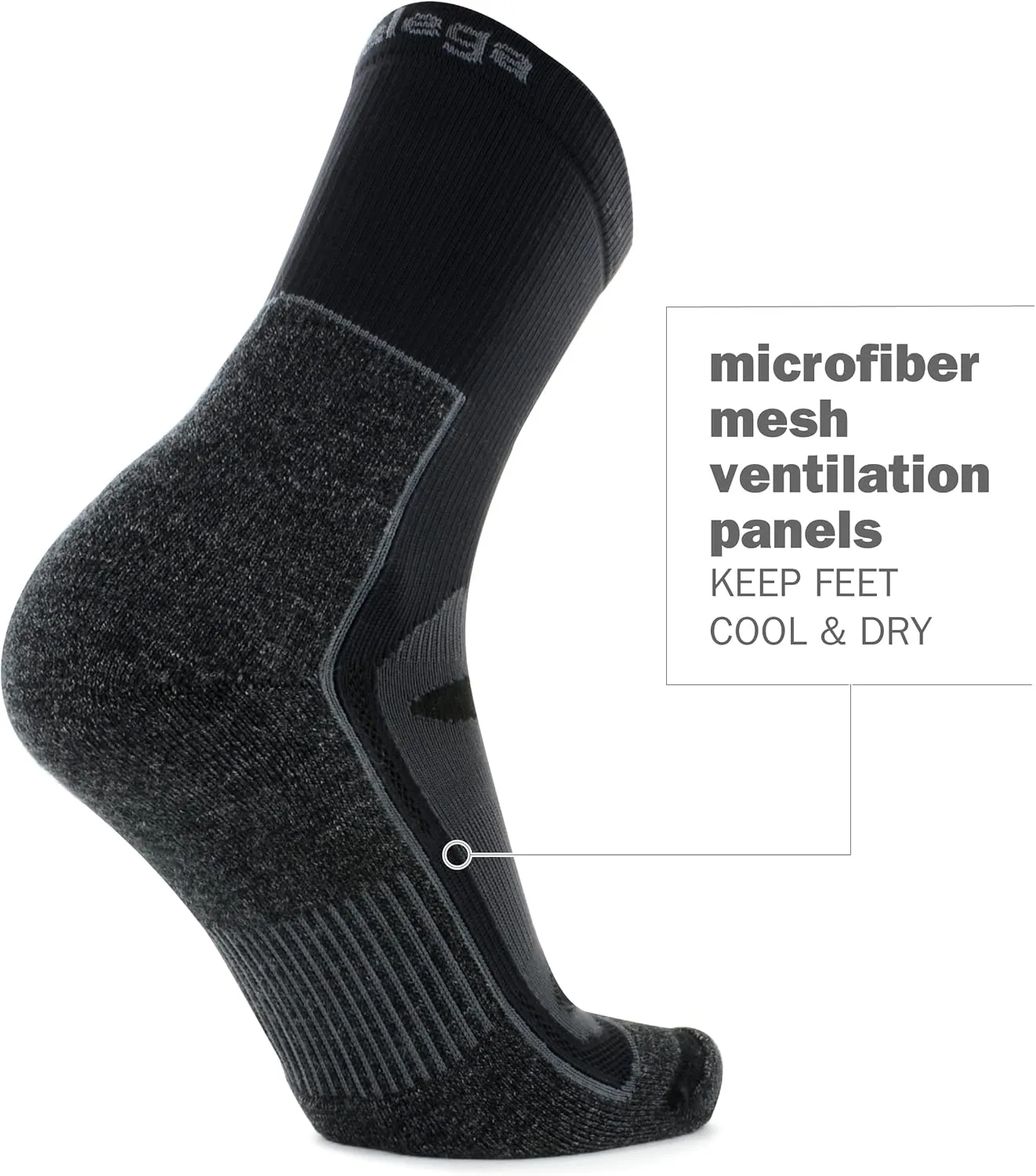 Balega Unisex Adult Blister Resist Performance Crew Athletic Running Socks (1 Pair)