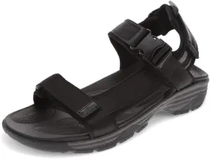 Bass Mens Trek Sporty Sandal Shoe, Black, 11 M