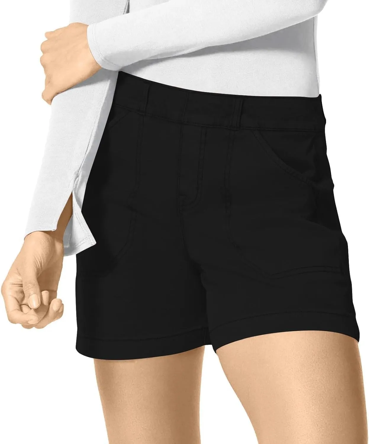 Bermuda Shorts for Women Trendy 2025 Casual Summer High Waisted Chino Shorts Straight Leg Hiking Vacation Outfits