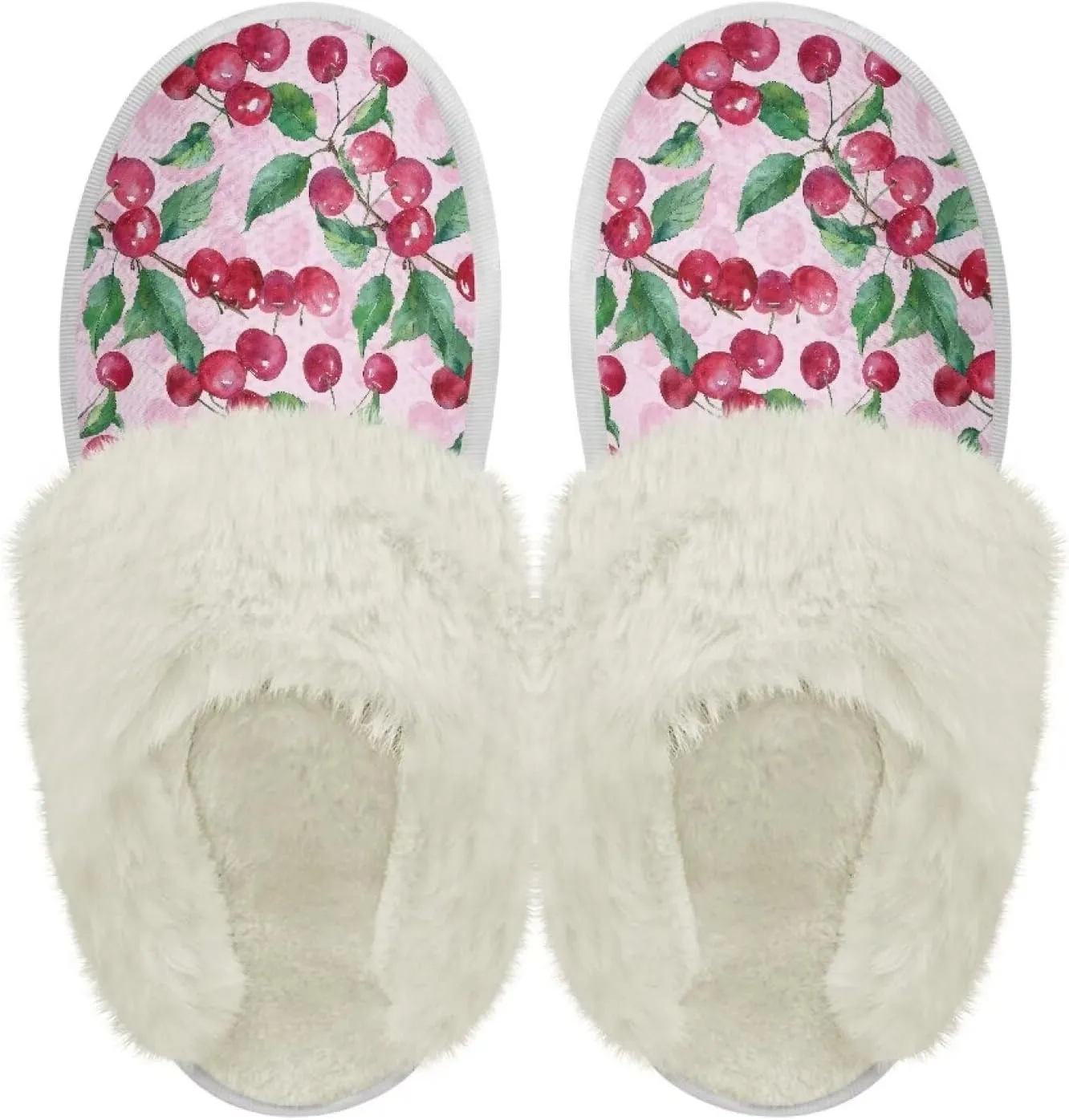 Binienty Womens Slippers Fuzzy Winter Slippers Soft Warm Bedroom Shoes Non-Slip