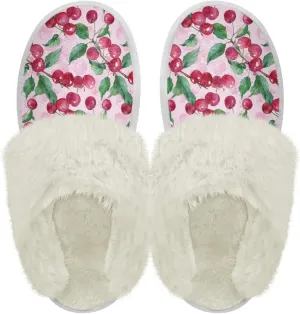 Binienty Womens Slippers Fuzzy Winter Slippers Soft Warm Bedroom Shoes Non-Slip