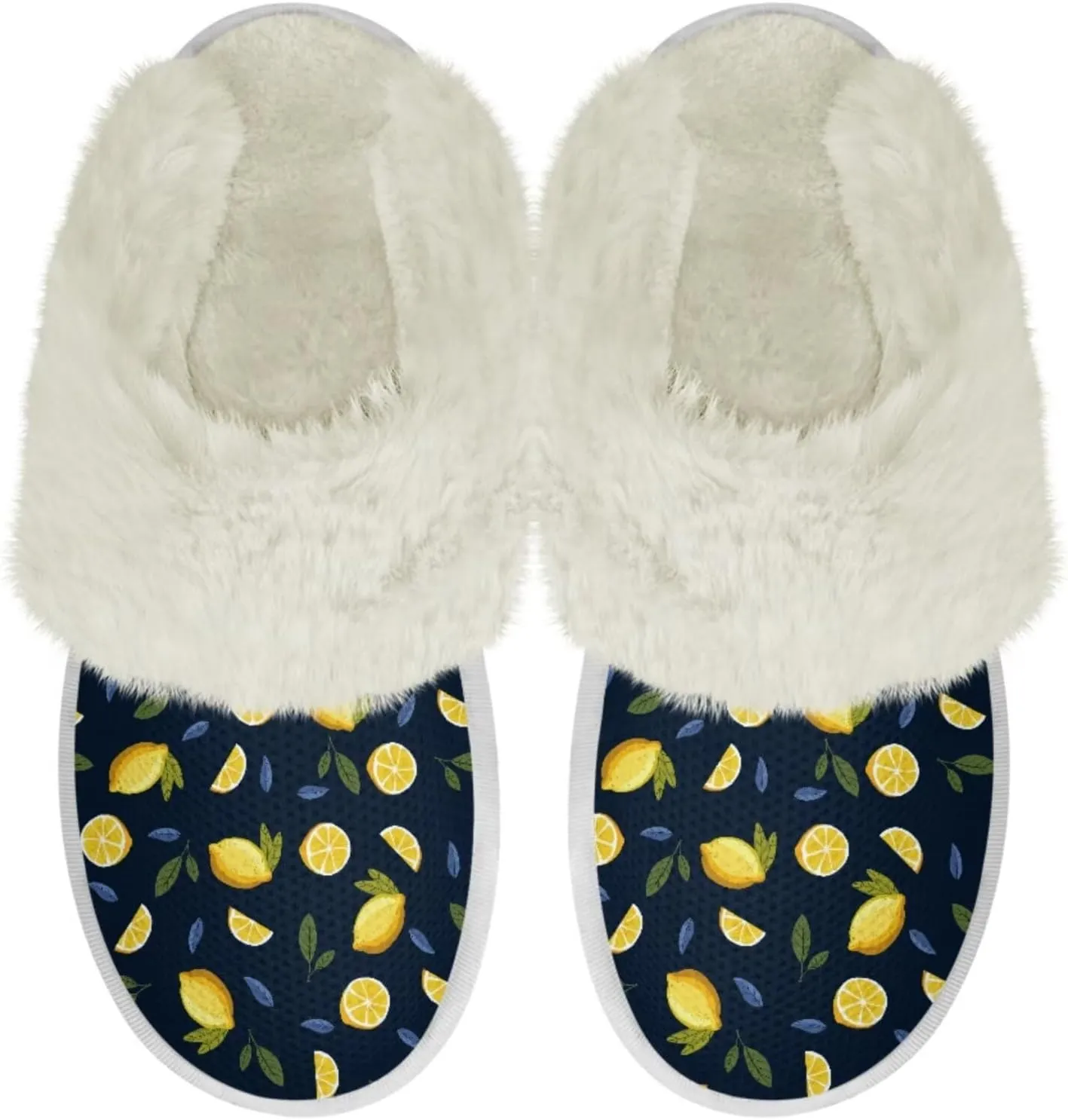 Binienty Womens Slippers Fuzzy Winter Slippers Soft Warm Bedroom Shoes Non-Slip