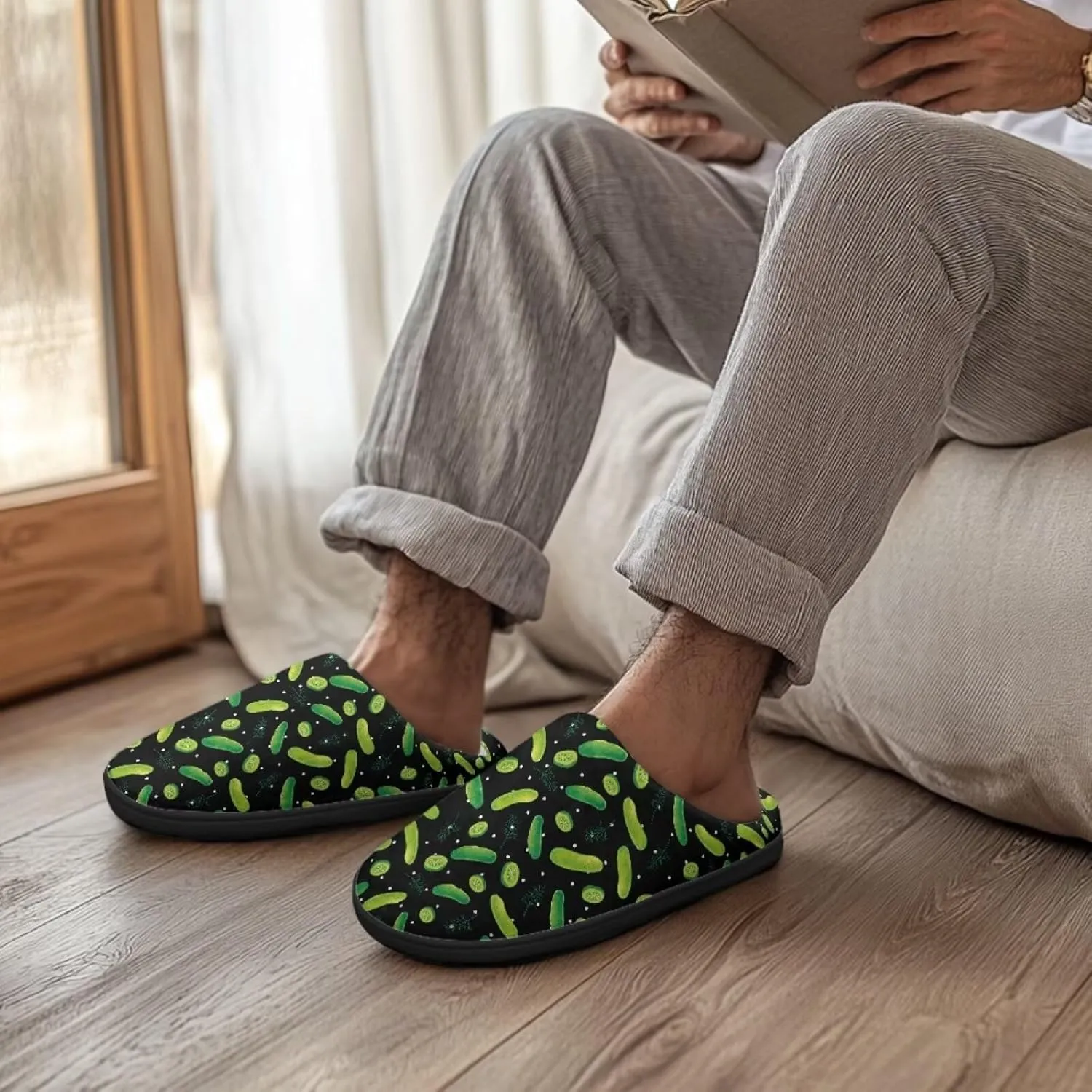 Binienty Womens Slippers Winter Warm with Memory Foam Fluffy House Shoes Indoor Bedroom