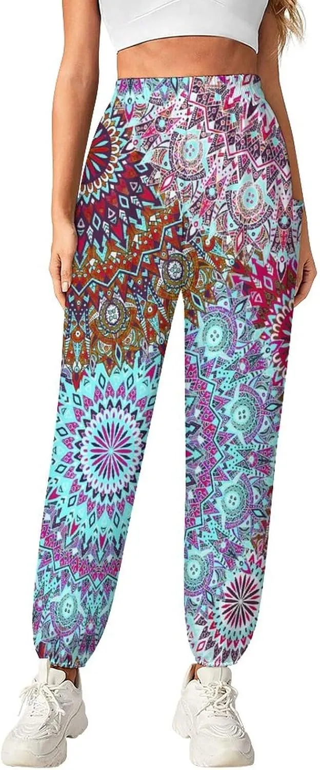 Bohemian Yoga Bloomers Women Hippie Harem Pant Lantern Pants Elastic Gym Yoga Palazzo Loose Casual Sweatpants