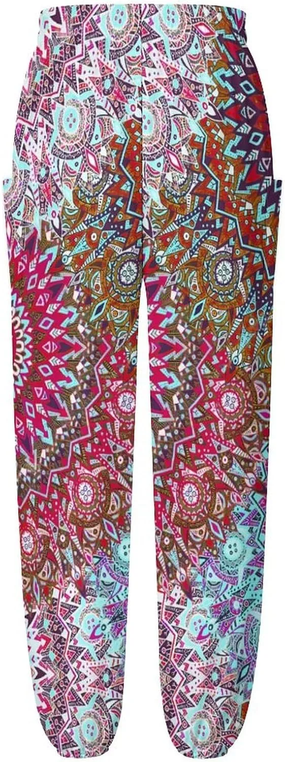 Bohemian Yoga Bloomers Women Hippie Harem Pant Lantern Pants Elastic Gym Yoga Palazzo Loose Casual Sweatpants