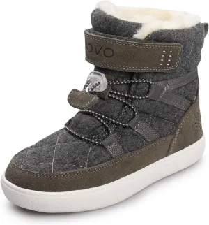 Boys Snow Boots Boys Winter Boots for Kids Waterproof Winter Snow Boots for Boys Warm Fur Lined Slip Resistant Outdoor (Toddler/Little Boys)
