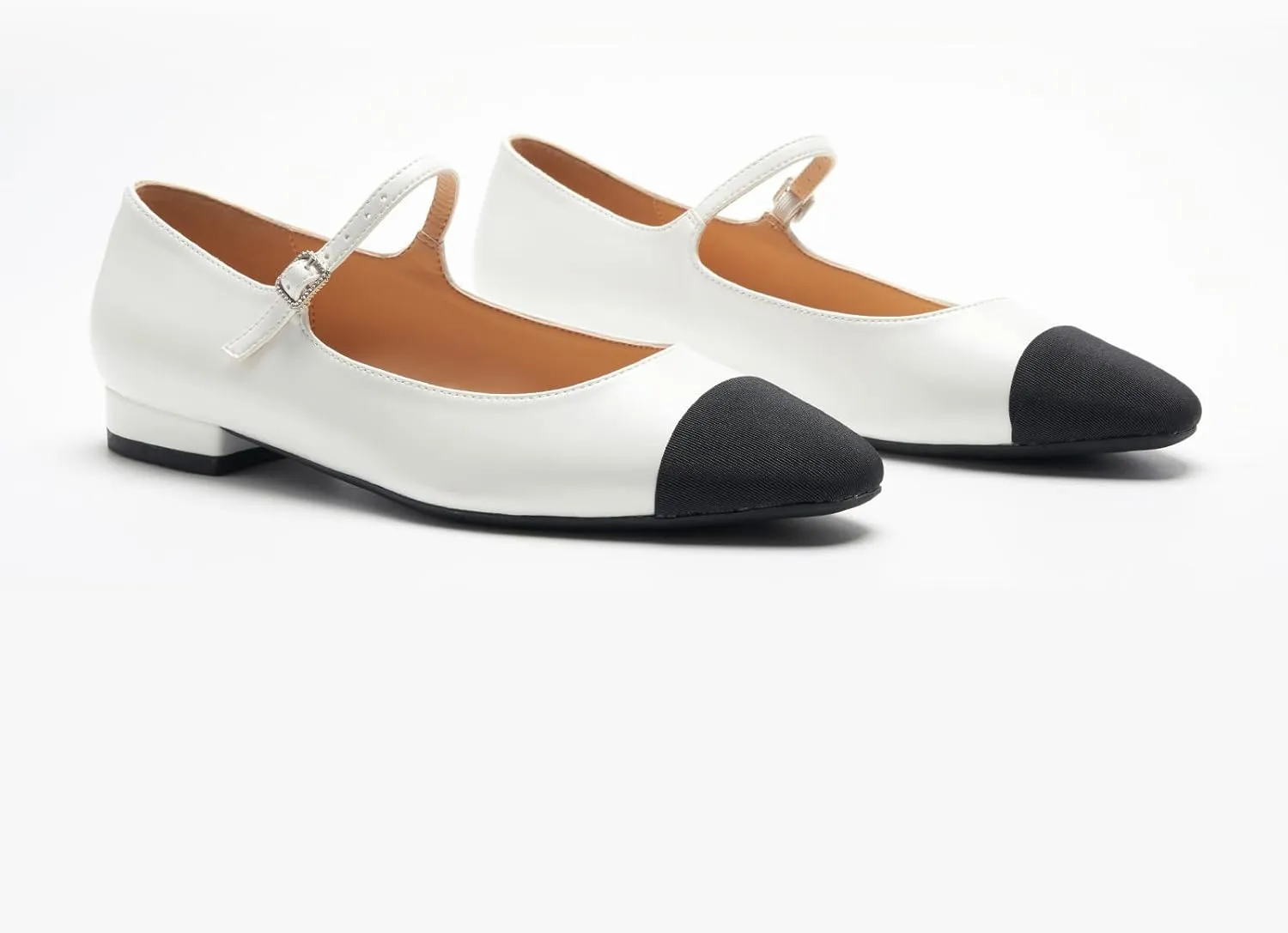 C. Paravano Women's Mary Jane Flats | Round Toe Leather Ballet Flats with Adjustable Strap, Dressy and Casual Shoes for Office,Travel,Bridal, Church,Business Meetings & Daily Wear