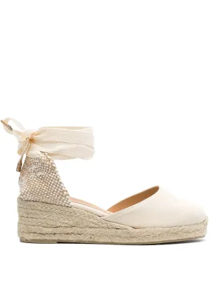 Castaner Ivory Flat Espadrilles