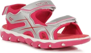 Childrens/Kids Kota Drift Sandals (6 Big Kid) (Silver/Duchess Pink)