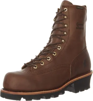 Chippewa Men's 8" Lace-To-Toe Waterproof Steel Toe Insulator Logger