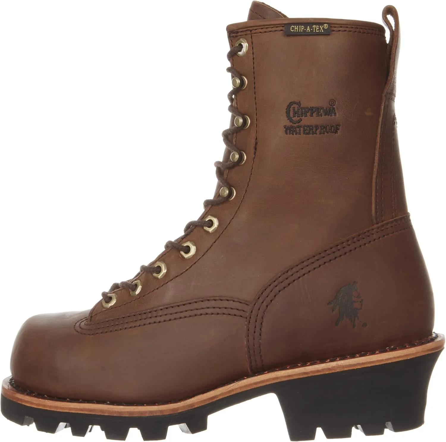 Chippewa Men's 8" Lace-To-Toe Waterproof Steel Toe Insulator Logger