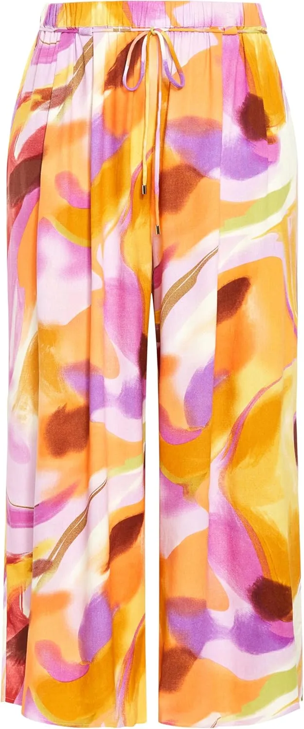 City Chic Women's Plus Size Pant - Esme Print