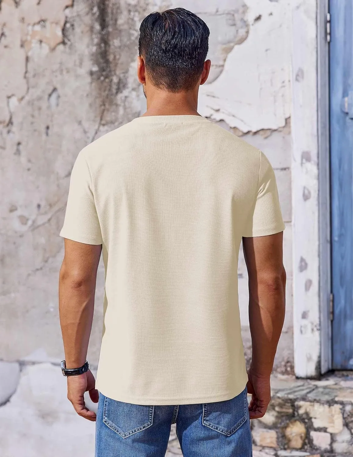 COOFANDY Men's T Shirt Short Sleeve Crew Neck T-Shirt Casual Summer Classic Basic Tee Shirts