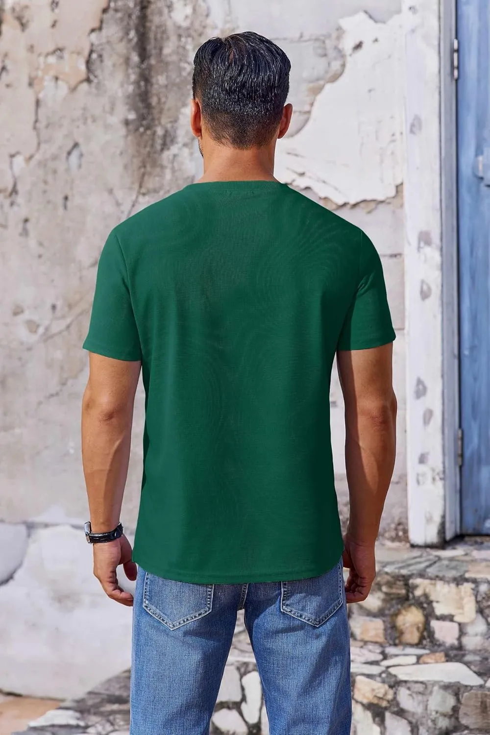 COOFANDY Men's T Shirt Short Sleeve Crew Neck T-Shirt Casual Summer Classic Basic Tee Shirts
