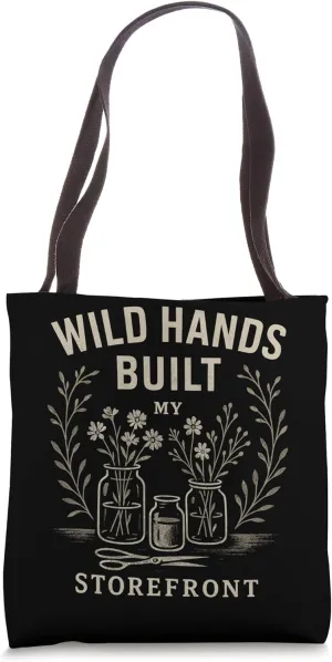 Cottagecore Farmers Market Cozy Vendor Rustic Garden Tote Bag