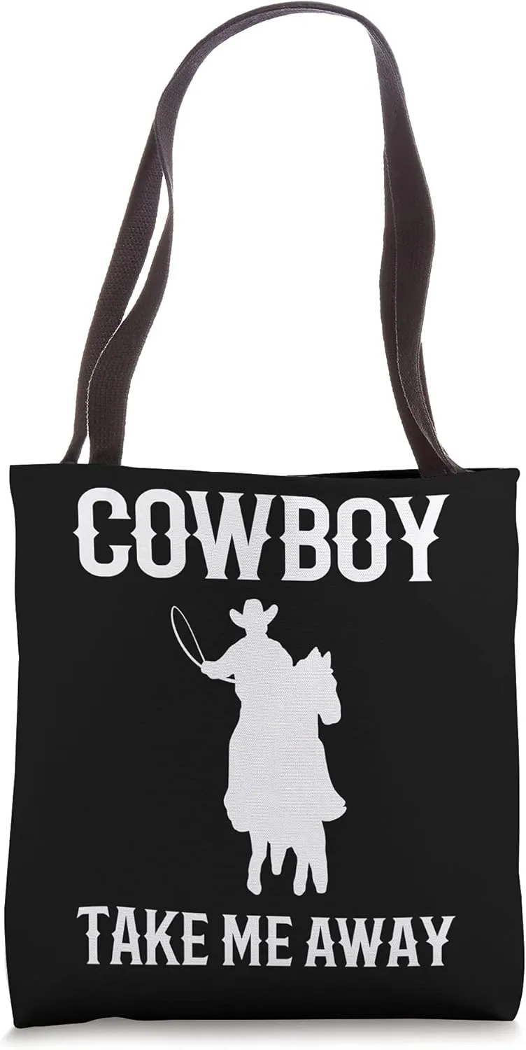 Cowboy take away Rancher Tote Bag