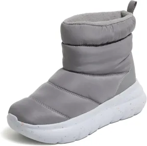 Dearfoams Men's Texoma Regrind Slip-in Boot-Comfortable, Puffy Nylon, Fleece Lining, Energy Return Mid Calf