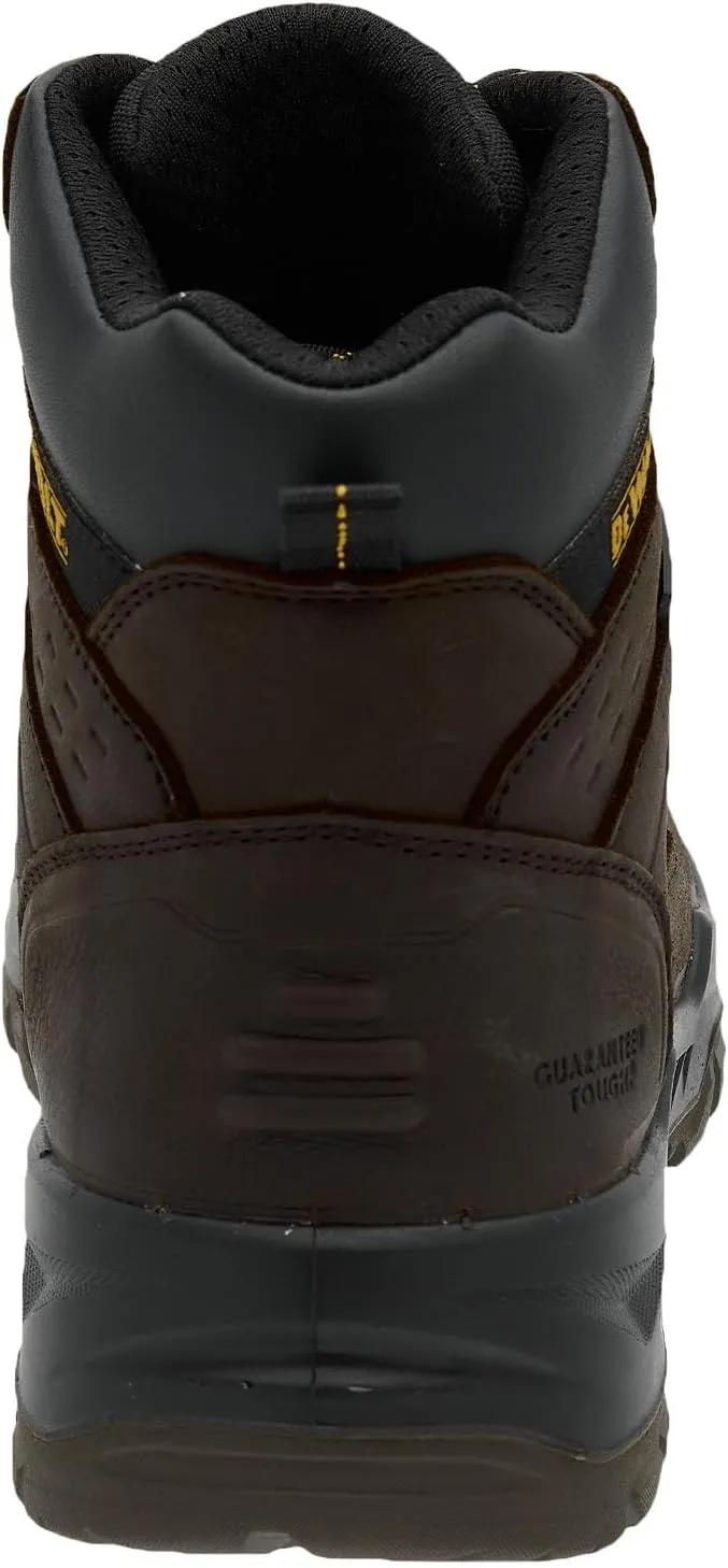 DEWALT Reynolds Men's Waterproof, Leather, Steel Toe, Safety Work Boot