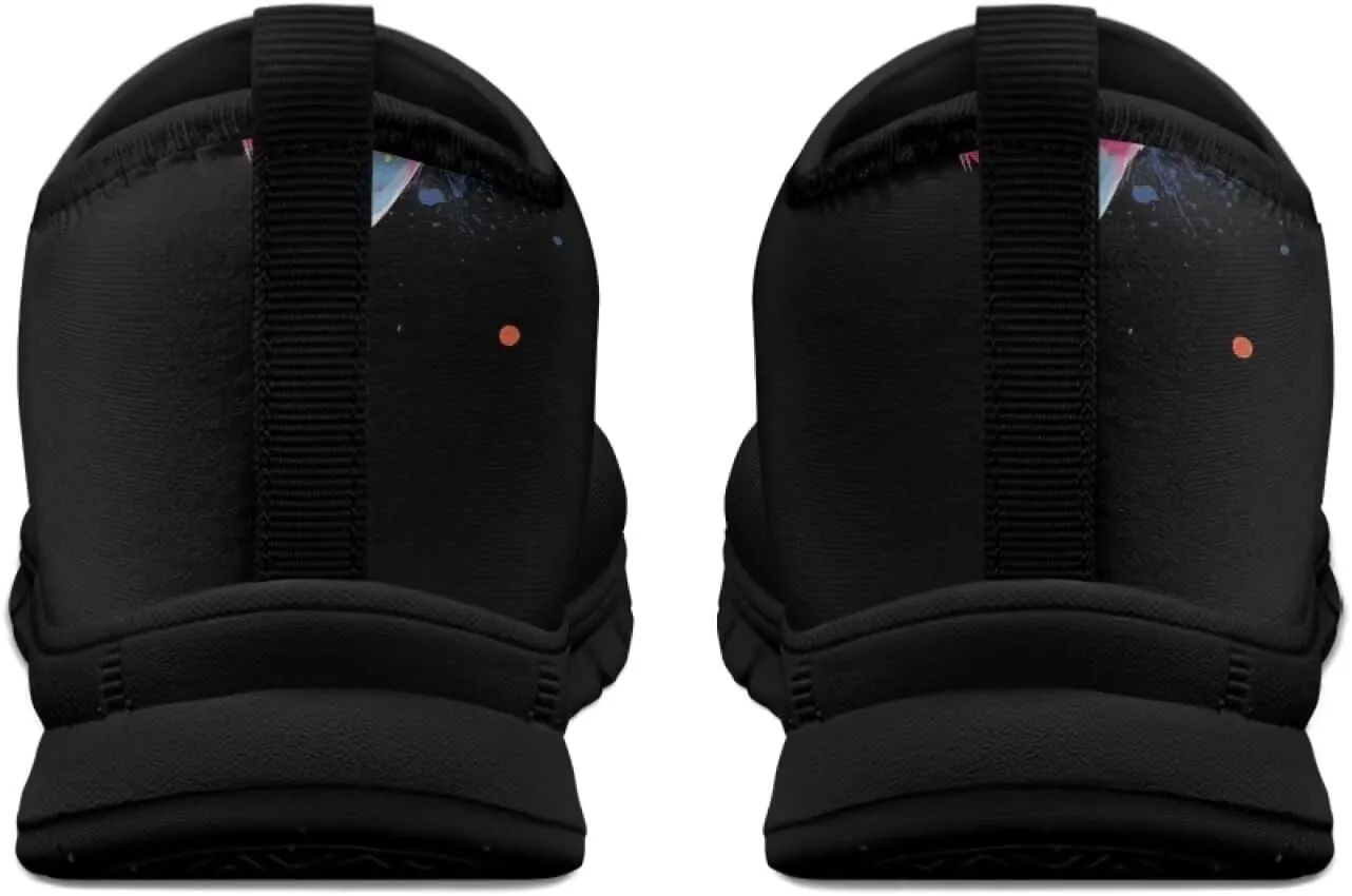 Dog Print Slip on Loafers for Women Anti-Skid Running Sneakers No Laces Breathable Sport Shoes