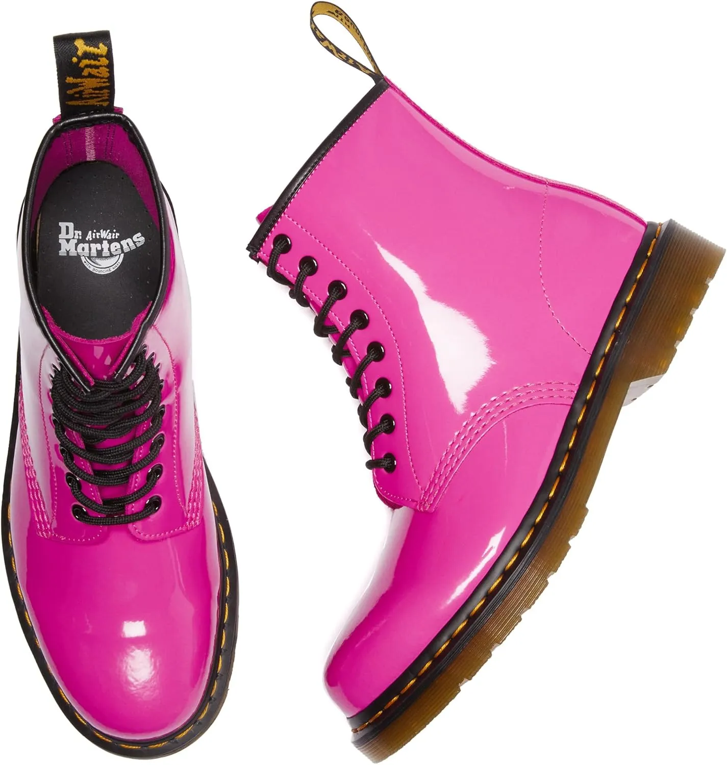Dr. Martens Unisex-Adult 1460 Patent Lamper Fashion Boot