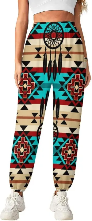 Dream Catchers Yoga Bloomers Women Hippie Harem Pant Elephant Pants Elastic Gym Yoga Palazzo Loose Casual Slacks