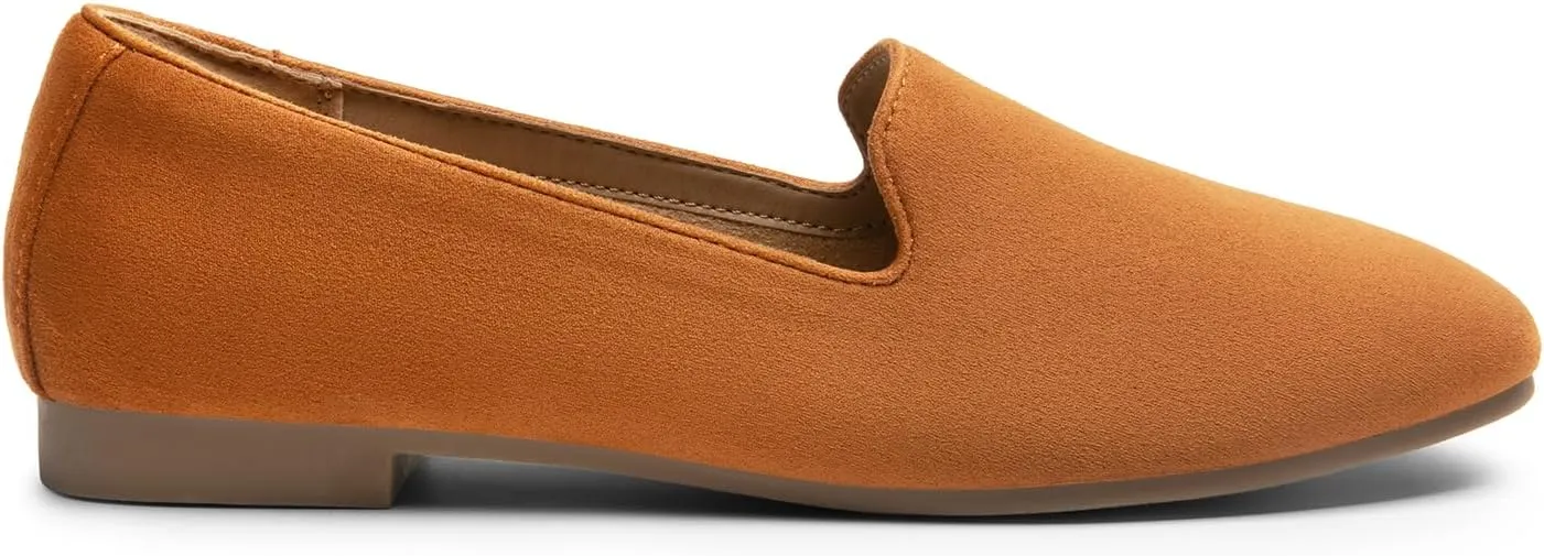 DREAM PAIRS Round Toe Flats for Women Dressy Comfortable, Slip-On Dress Business Casual Office Work Shoes for Women