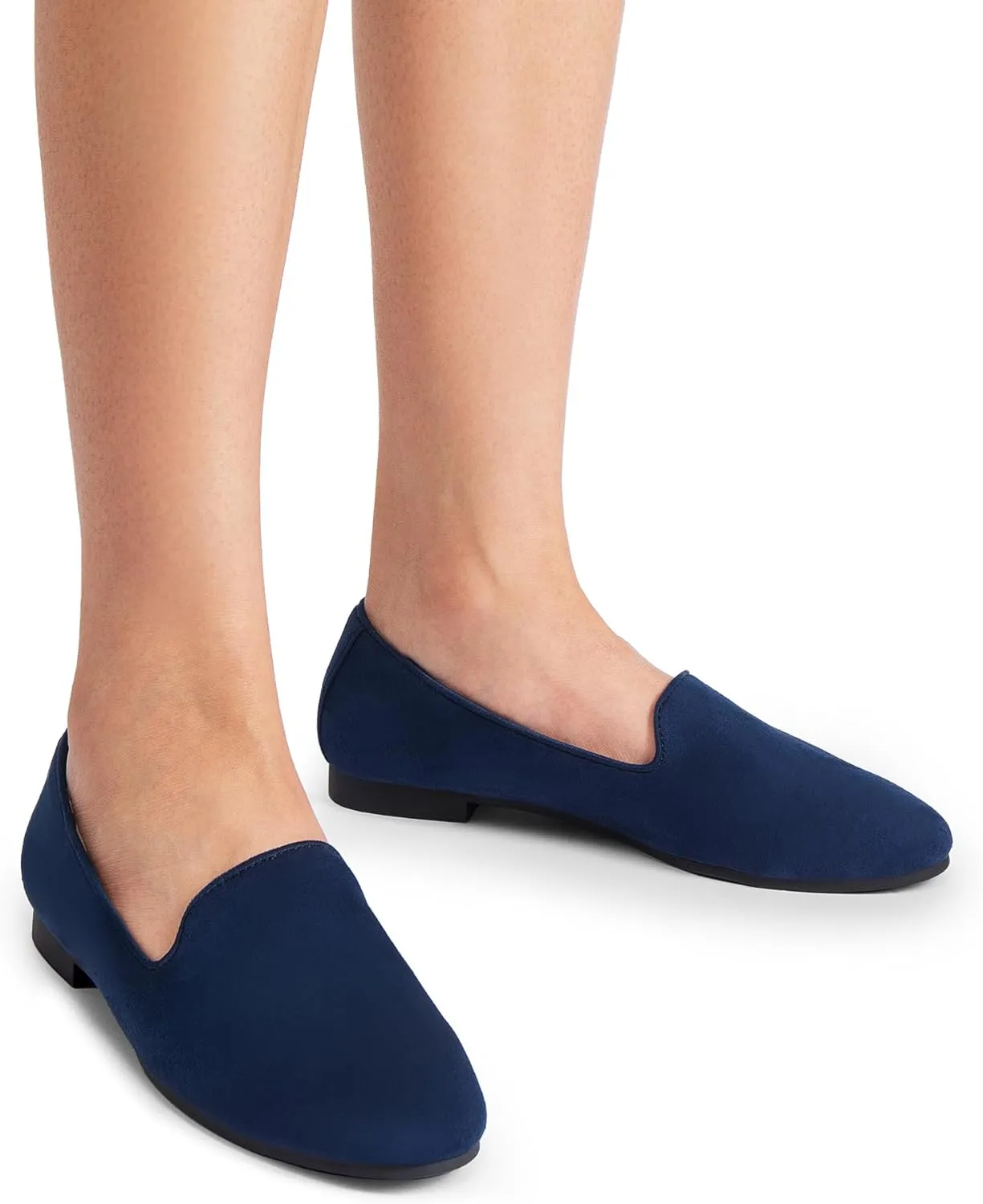 DREAM PAIRS Round Toe Flats for Women Dressy Comfortable, Slip-On Dress Business Casual Office Work Shoes for Women