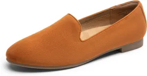 DREAM PAIRS Round Toe Flats for Women Dressy Comfortable, Slip-On Dress Business Casual Office Work Shoes for Women