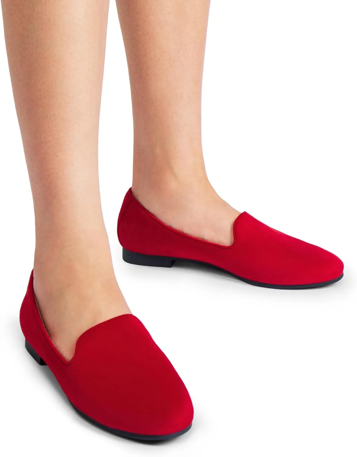 DREAM PAIRS Round Toe Flats for Women Dressy Comfortable, Slip-On Dress Business Casual Office Work Shoes for Women