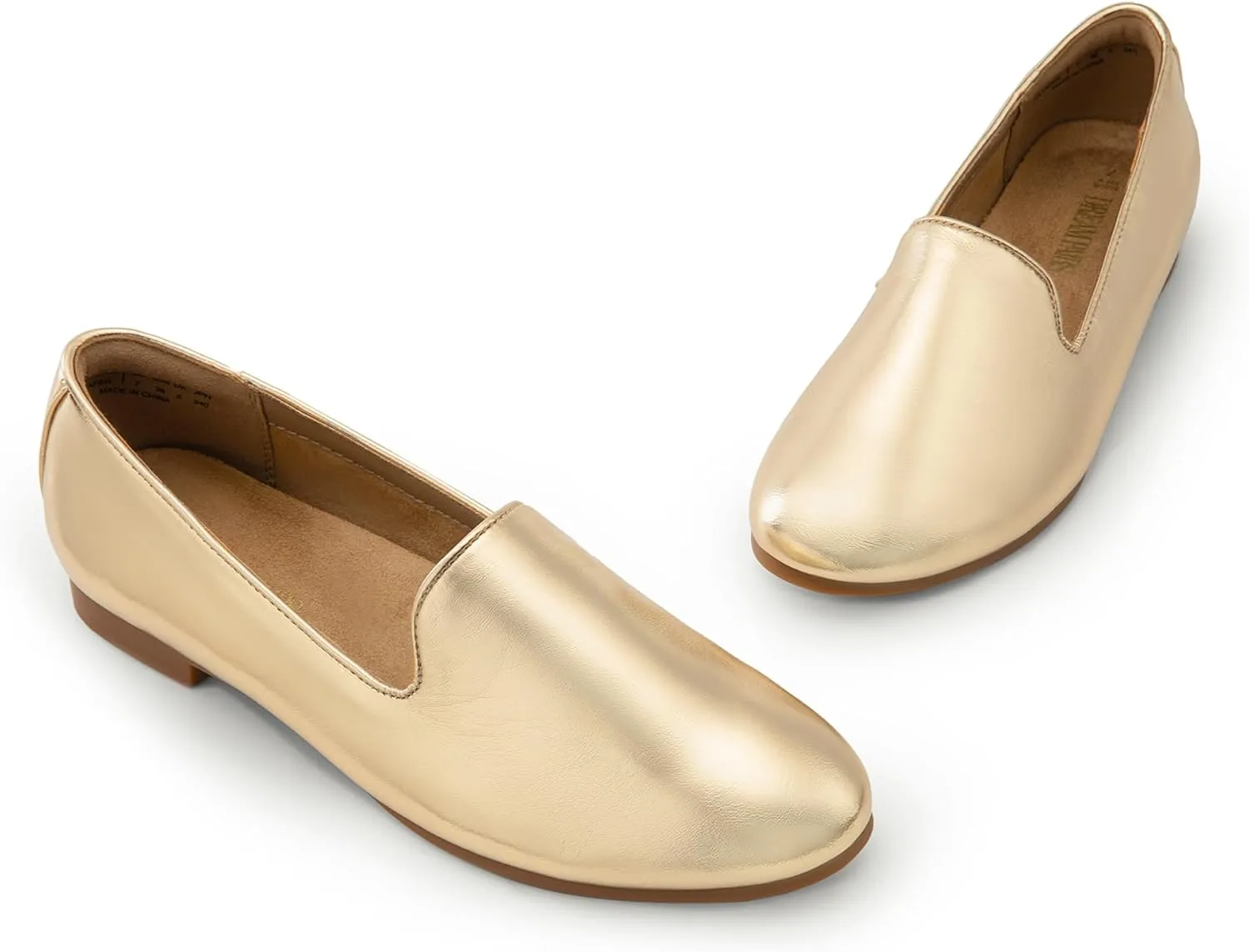 DREAM PAIRS Round Toe Flats for Women Dressy Comfortable, Slip-On Dress Business Casual Office Work Shoes for Women