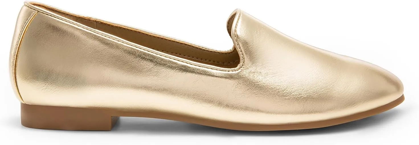 DREAM PAIRS Round Toe Flats for Women Dressy Comfortable, Slip-On Dress Business Casual Office Work Shoes for Women